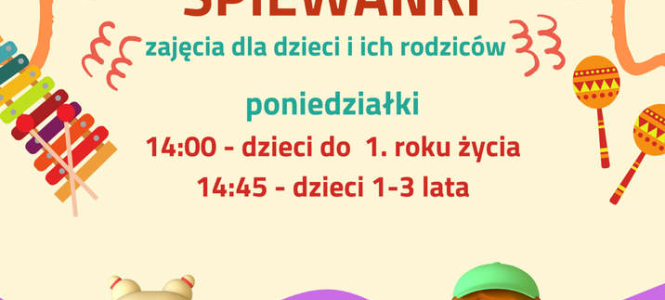 ŚPIEWANKI – zajęcia dla dzieci
