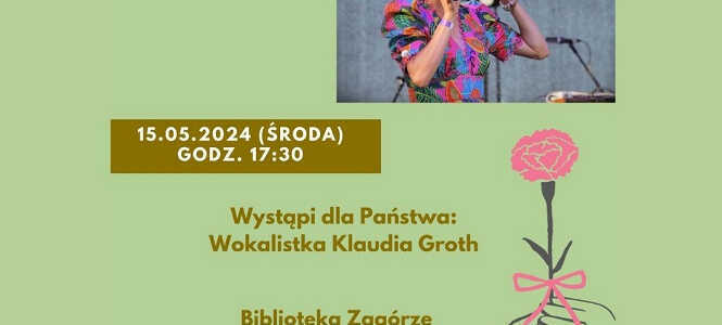 Koncert Klaudii Groth z okazji Dnia Matki