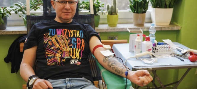 Zbiórka krwi w dzień finału WOŚP-u