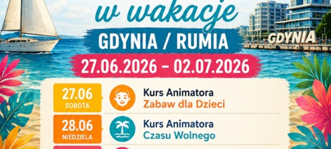 Wakacyjny Maraton Szkoleń Animacyjnych 2026 – Akademia Animatora®