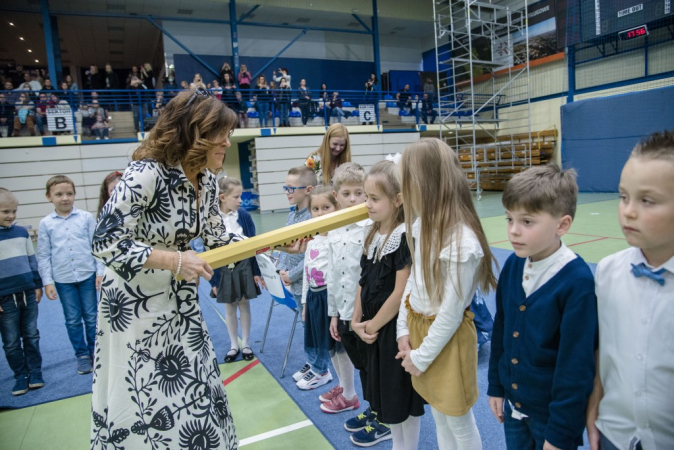 Pierwszaki z Rumi oficjalnie rozpoczęły przygodę ze szkołą cz.5