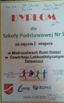 Dziewczęta „dziewiątki” najlepsze w czwórboju lekkoatletycznym