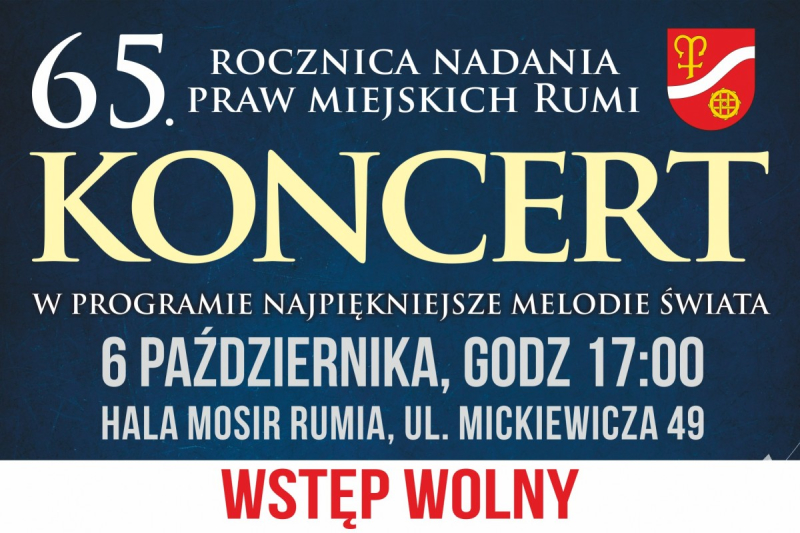 Koncert z okazji 65. rocznicy nadania praw miejskich