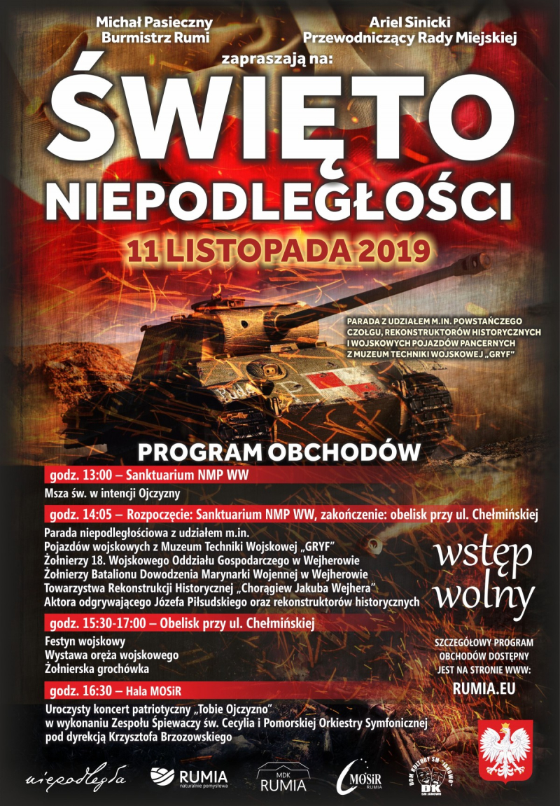 Obchody Narodowego Święta Niepodległości w Rumi