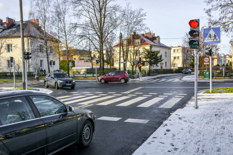 Sygnalizacja świetlna została uruchomiona