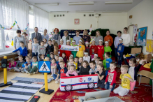 Przedszkolaki z „Iskierki” wiedzą, jak zachować się na jezdni