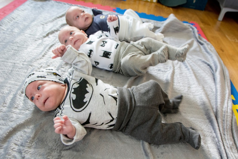 Aron, Tymon i Szymon – trojaczki z Rumi