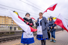 Patriotyczne powitanie generała Hallera