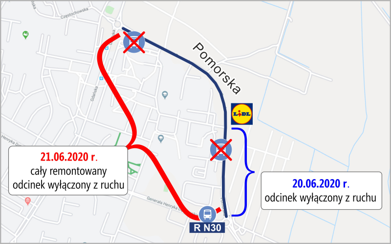 Zamknięcie ul. Pomorskiej w Rumi – ważny komunikat dla kierowców