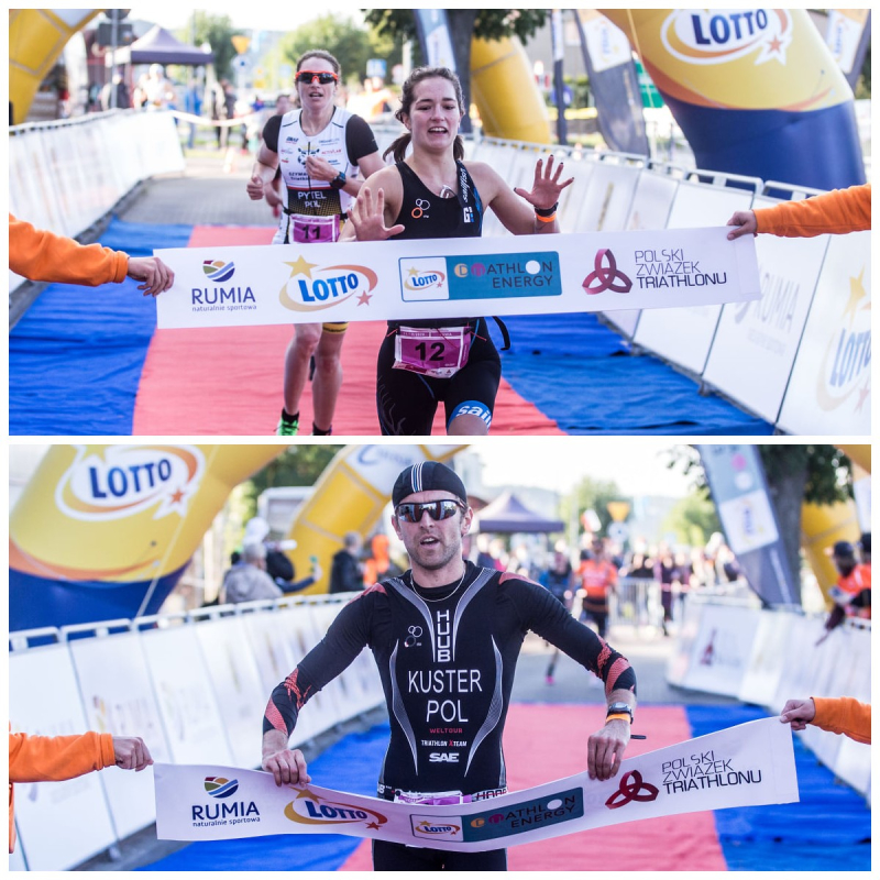 Zuzanna Sudak i Sylwester Kuster mistrzami Polski elity w duathlonie!