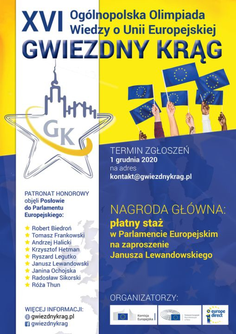 Ogólnopolska Olimpiada Wiedzy o Unii Europejskiej „Gwiezdny Krąg”