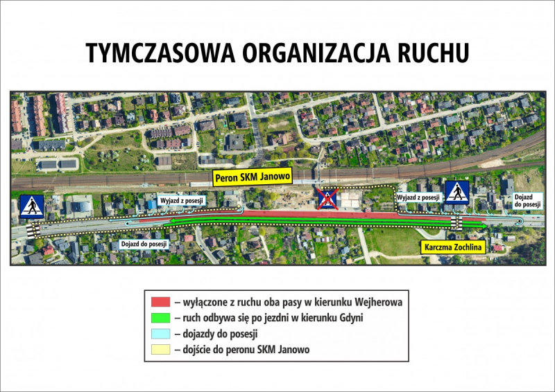 Zmiana organizacji ruchu na krajowej szóstce w Rumi