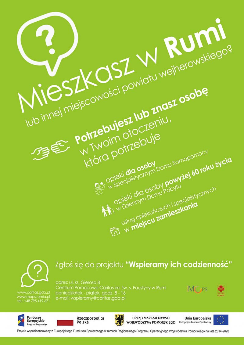 Zgłoś się do projektu „Wspieramy ich codzienność”