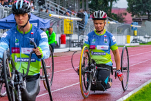 Olimpijczycy rywalizowali na stadionie w Rumi
