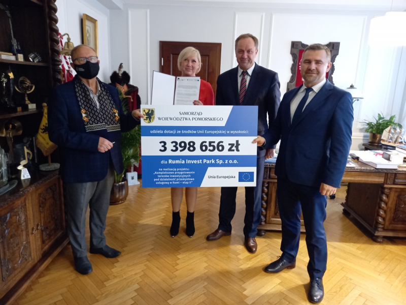 Rumia z kolejnym dofinansowaniem na rozwój terenów inwestycyjnych