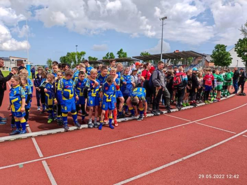Rugbyści gościli w Rumi zawodników z regionu