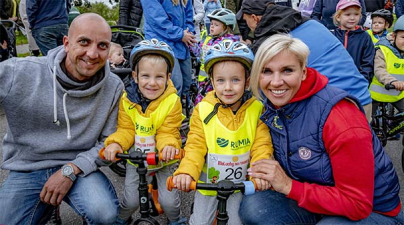 Rowerzyści opanowali Rumię. Za nami przejazdy z udziałem dzieci i dorosłych