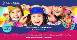 Bezpłatne spektakle teatralne podczas ferii zimowych w Galerii Rumia.