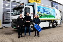 Pierwsza w pełni elektryczna śmieciarka rozpoczęła pracę dla Rumi