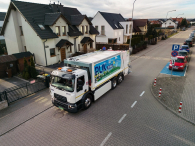 Pierwsza w pełni elektryczna śmieciarka rozpoczęła pracę dla Rumi