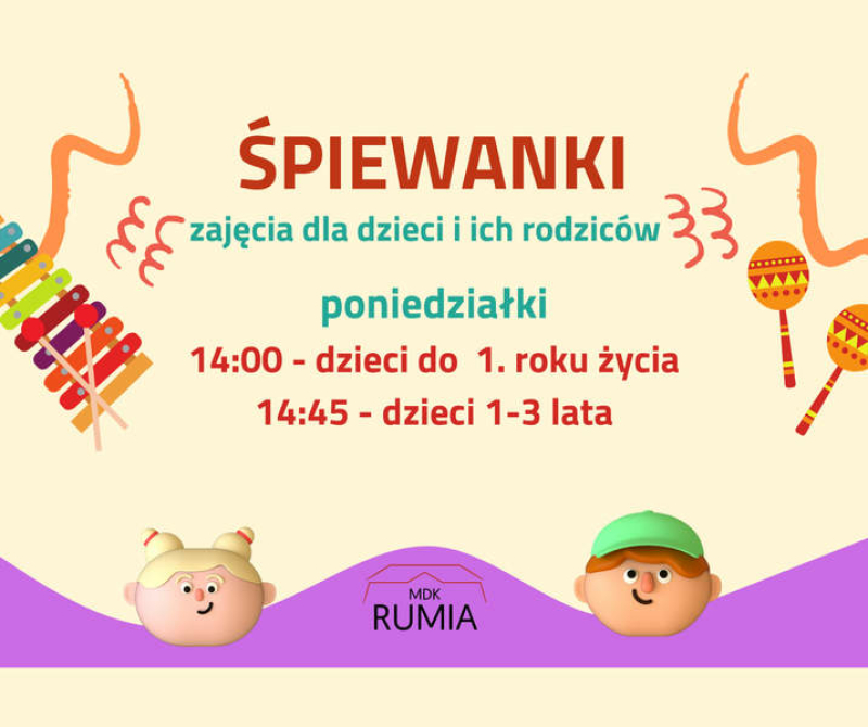 ŚPIEWANKI – zajęcia dla dzieci