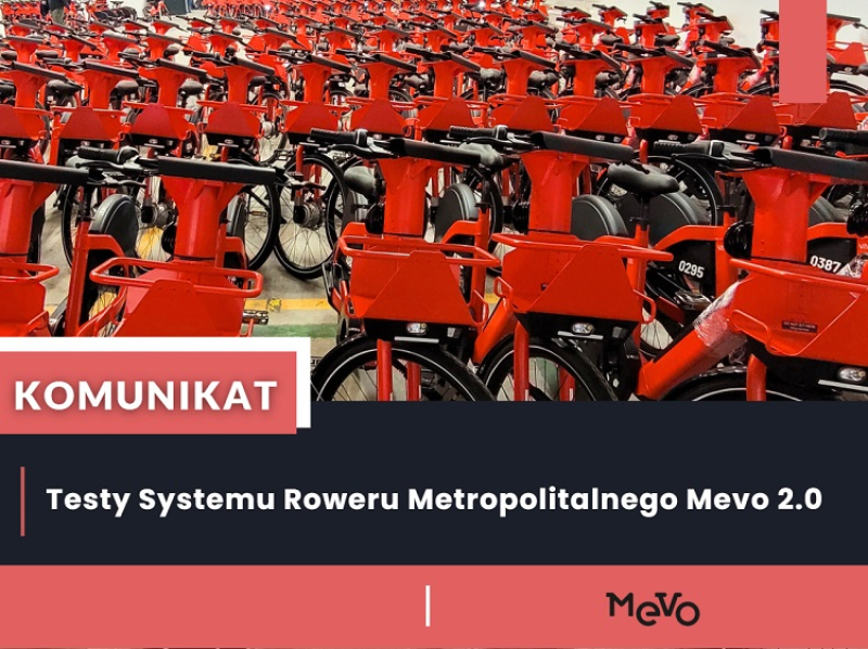 Komunikat dotyczący testów systemu Mevo 2.0