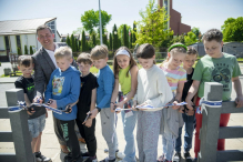 Ogródek edukacyjny przy ul. Katowickiej w Rumi oficjalnie otwarty
