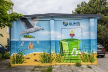 W Rumi pojawiły się kolejne ekologiczne murale zamiast wulgarnych napisów i obrazków