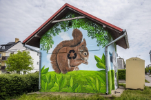 W Rumi pojawiły się kolejne ekologiczne murale zamiast wulgarnych napisów i obrazków