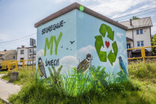 W Rumi pojawiły się kolejne ekologiczne murale zamiast wulgarnych napisów i obrazków