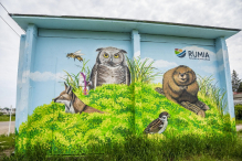 W Rumi pojawiły się kolejne ekologiczne murale zamiast wulgarnych napisów i obrazków