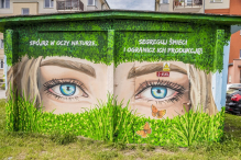 W Rumi pojawiły się kolejne ekologiczne murale zamiast wulgarnych napisów i obrazków