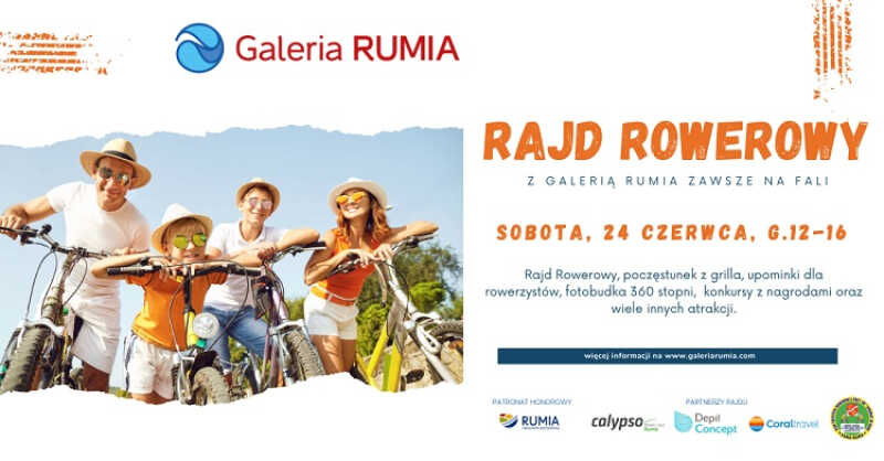 Druga edycja rajdu rowerowego z Galerią Rumia.