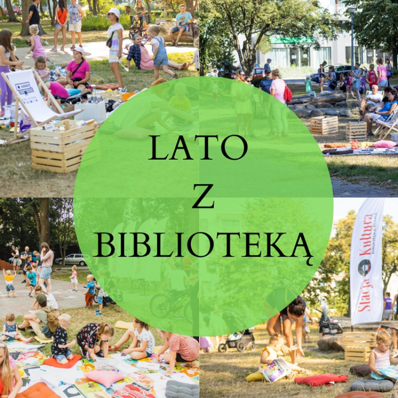 „Lato z Biblioteką” w parku przy ulicy Filtrowej w Rumi