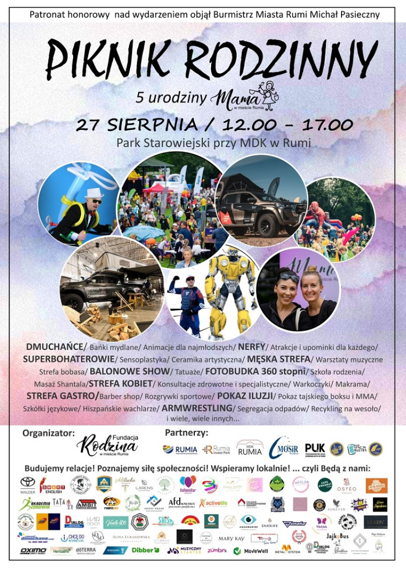 Piknik Rodzinny 2023, czyli grupa Mama w mieście Rumia celebruje 5. urodziny