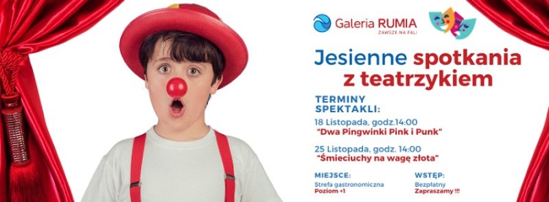 Bezpłatne spektakle teatralne po raz kolejny w listopadzie w Galerii Rumia!