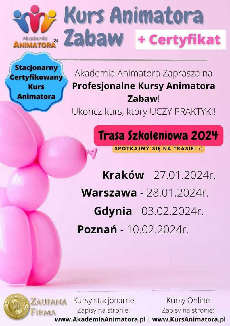 Kurs Animatora 2024 - Trasa Noworoczna
