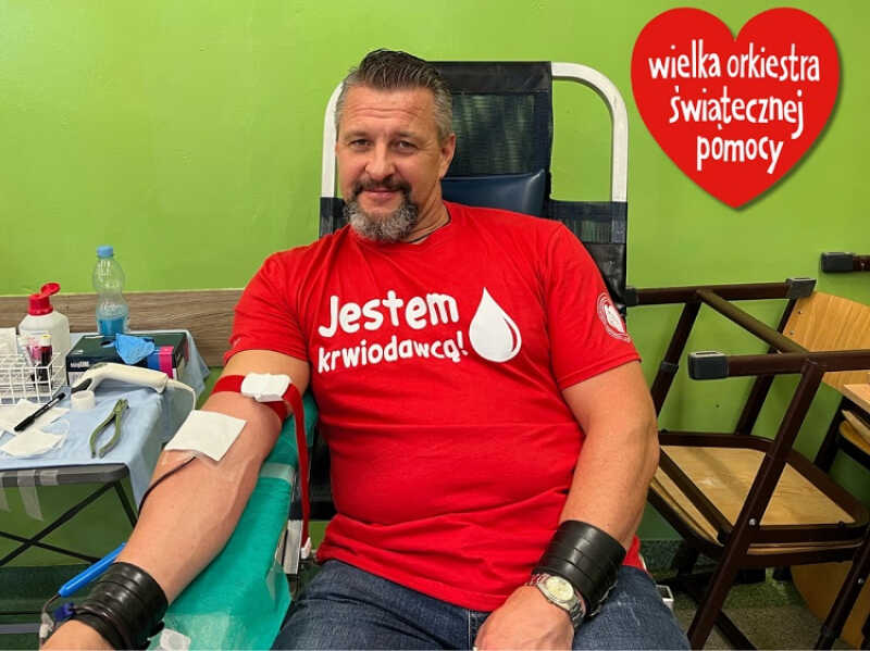Zgłoś się i oddaj krew podczas miejskiego finału WOŚP w Rumi