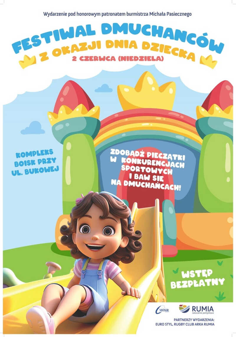 Festiwal dmuchańców z okazji Dnia Dziecka