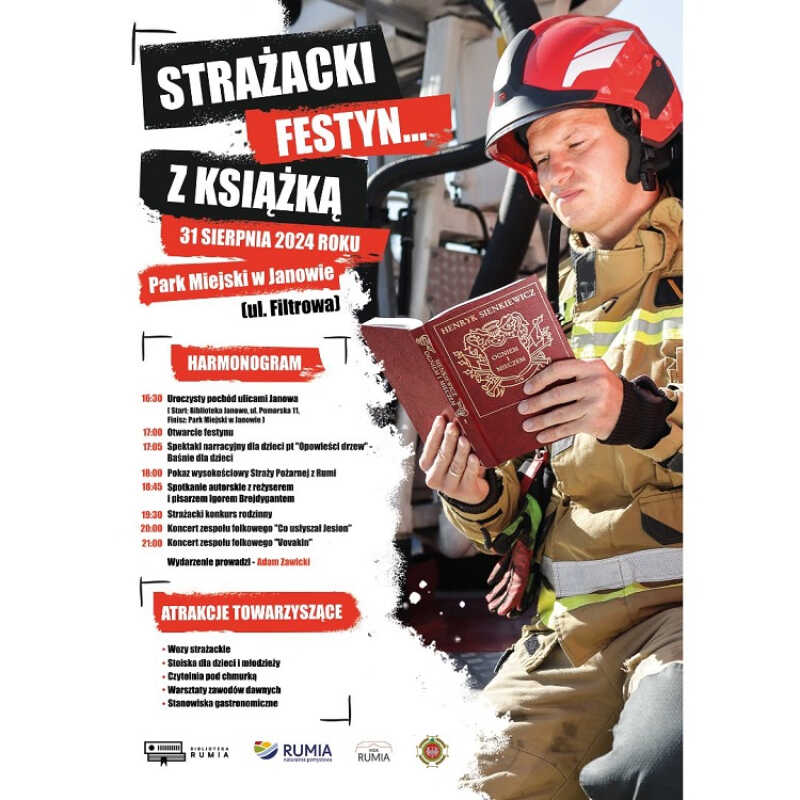 Strażacki festyn... z książką