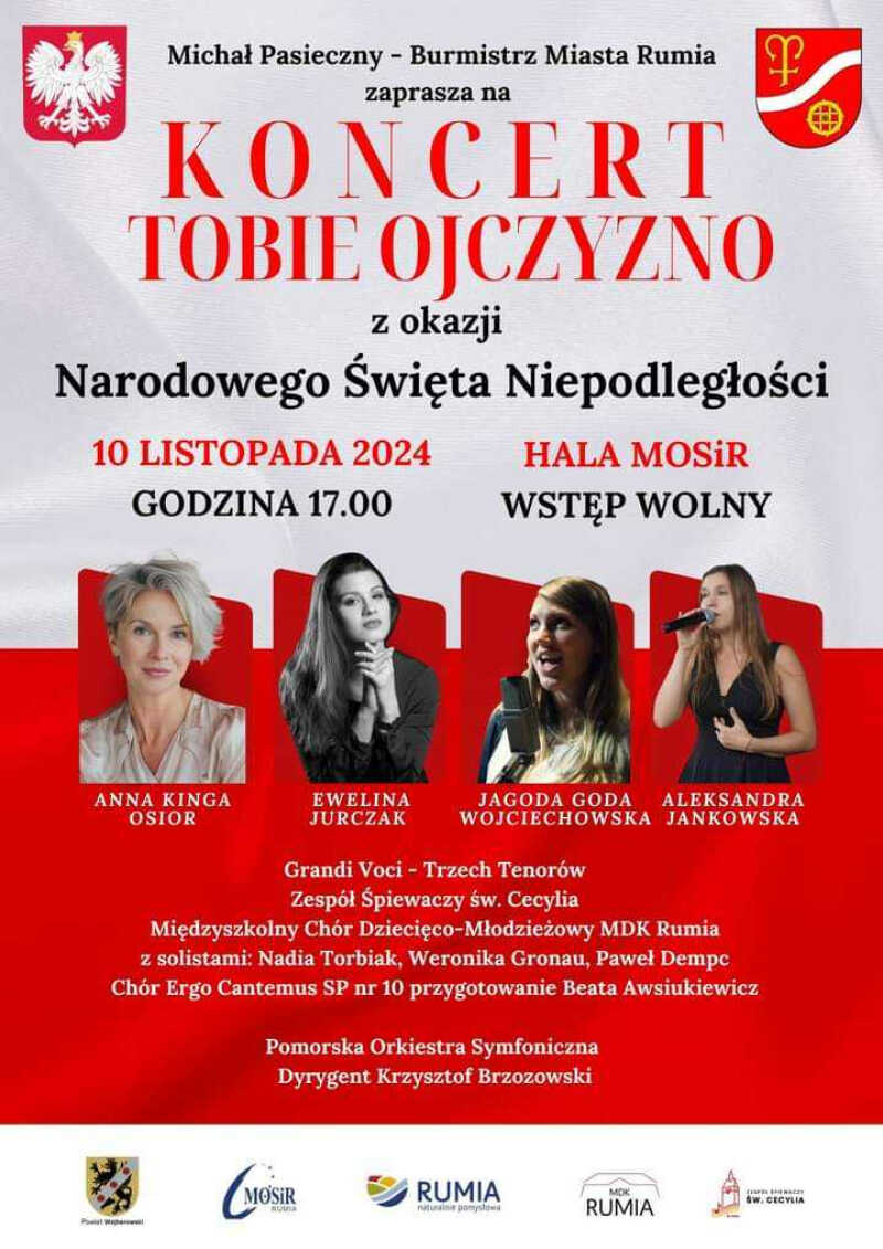 Koncert Tobie Ojczyzno - z okazji Narodowego Święta Niepodległości w Rumi