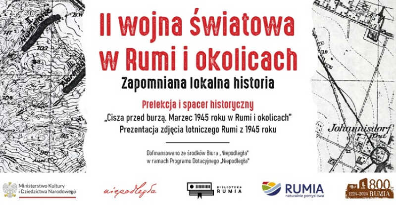 Spacer historyczny – Cisza przed burzą. Marzec 1945 roku w Rumi i okolicach