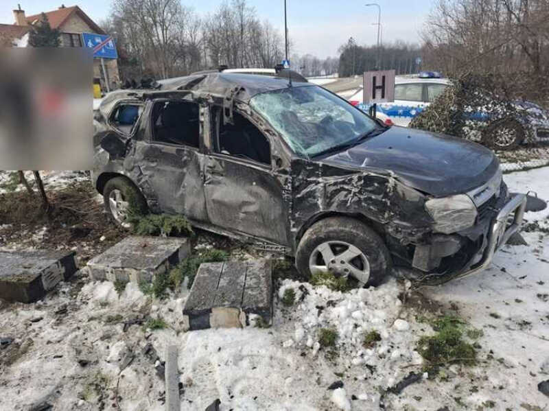 Kolizja drogowa w Kąpinie – apel o ostrożność na drodze