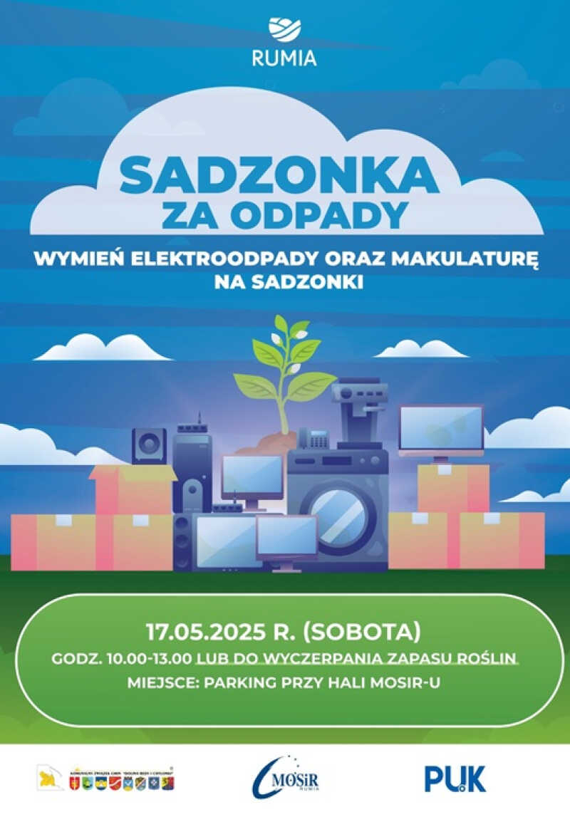 Sadzonka za odpady – przynieś śmieci, odbierz roślinę. Zbliża się kolejna akcja