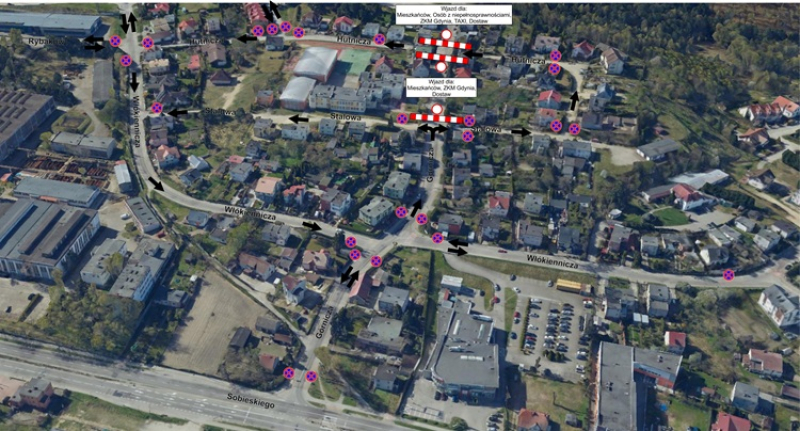Uwaga - Zmiany w organizacji ruchu przy cmentarzach w Rumi na Wszystkich Świętych 2025