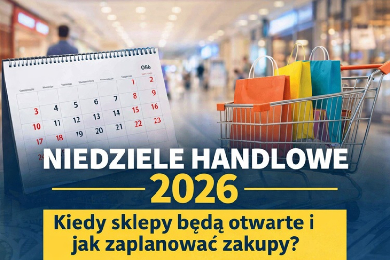 Niedziele handlowe 2026 – kiedy sklepy będą otwarte w Rumi?