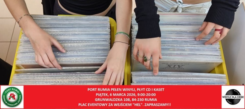 Port Rumia - giełda winyli, płyt CD i kaset już 6 marca 2026