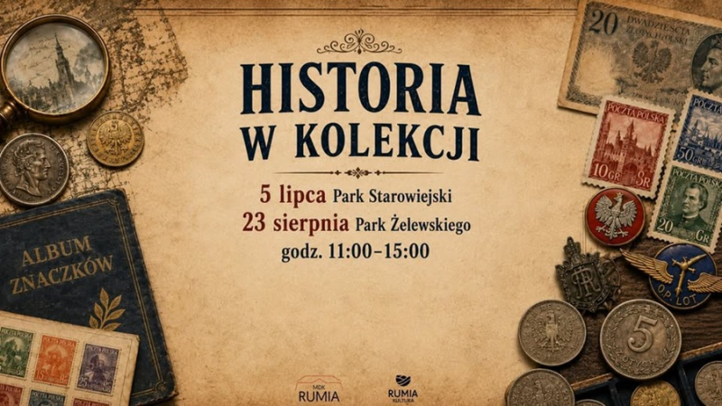 Historia w Kolekcji w Rumi - spotkania z kolekcjonerami w parku. Dwa terminy, wstęp wolny