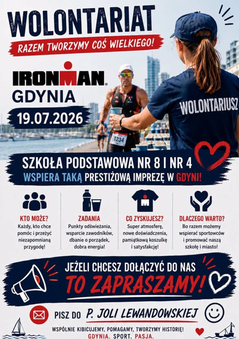 Chcesz zobaczyć IRONMANA z bliska, za darmo i bez treningu? Zostań WOLONTARIUSZEM!