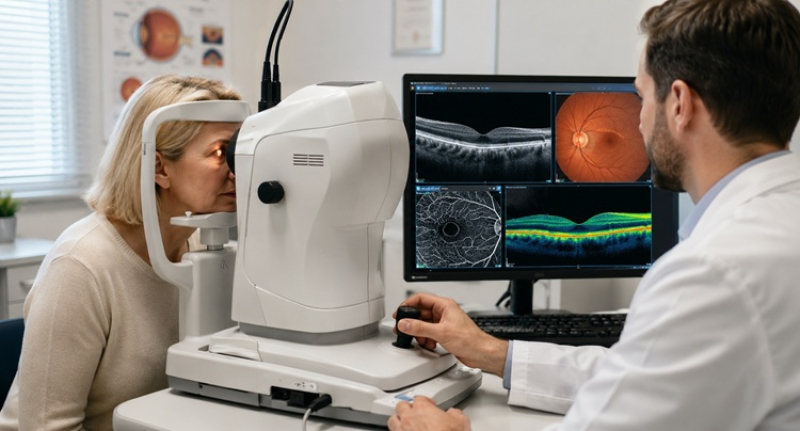 Badanie OCT i angioOCT – dlaczego precyzyjna diagnostyka jest kluczem w leczeniu jaskry?